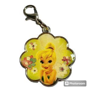 Vintage Disney Tinker Bell Fairy Tinkerbell Clip On Charm Zipper Pull Bag Purse